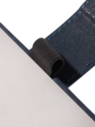 Ежедневник недатированный А5, с хлястиком, 112 листов, в линейку, пвх, синий 10771045