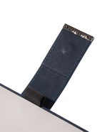 Ежедневник недатированный А5, с хлястиком, 112 листов, в линейку, пвх, синий 10771045