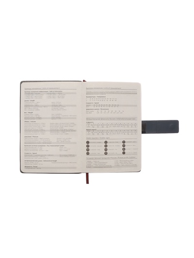 Ежедневник недатированный формат А5, с хлястиком, 128 листов, линия, пвх, серый