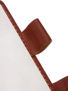 Ежедневник недатированный А5, с хлястиком, 128 листов в линейку, пвх, коричневый 10771052