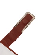 Ежедневник недатированный А5, с хлястиком, 128 листов в линейку, пвх, коричневый 10771052