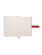 Ежедневник недатированный А5, с хлястиком, 112 листов в линейку, пвх, красный 10771053