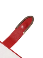 Ежедневник недатированный А5, с хлястиком, 112 листов в линейку, пвх, красный 10771053