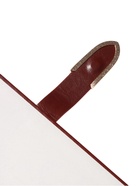 Ежедневник недатированный А5, с хлястиком, 112 листов в линейку, пвх, коричневый 10771055