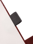 Ежедневник недатированный А5, с хлястиком, 112 листов, в линейку, держатель, пвх, коричневый 10771057