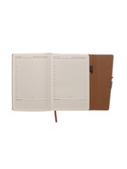 Ежедневник недатированный формат А5, с клапаном, 96 листов, линия, пвх, черный 10771058