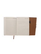 Ежедневник недатированный формат А5, с клапаном, 96 листов, линия, пвх, серый 10771059