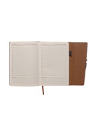 Ежедневник недатированный формат А5, с клапаном, 96 листов, линия, пвх, зеленый 10771061