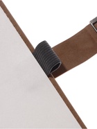 Ежедневник недатированный формат А5, с хлястиком, 112 листов, линия, пвх, коричневый 10771063