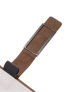 Ежедневник недатированный формат А5, с хлястиком, 112 листов, линия, пвх, коричневый 10771063