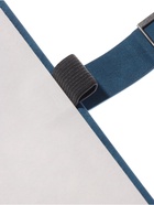 Ежедневник недатированный А5, с хлястиком, 112 листов, в линейку, пвх, синий 10771064