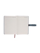 Ежедневник недатированный формат А5, с хлястиком, 112 листов, линия, пвх, бирюзовый 10771065