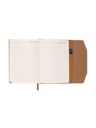 Ежедневник недатированный формат А5, с клапаном, 112 листов, линия, пвх, Бежевый - фото 59404550