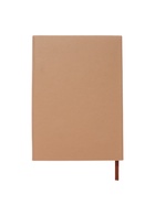 Ежедневник недатированный формат А5, с клапаном, 112 листов, линия, пвх, Бежевый - фото 59404552