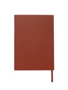 Ежедневник недатированный формат А5, с клапаном, 112 листов, в линейку, пвх, коричневый - фото 59404556