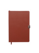 Ежедневник недатированный А5, с хлястиком, 80 листов, в линейку, пвх, коричневый - Фото 5