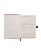 Ежедневник недатированный А5, с хлястиком, 80 листов, в линейку, пвх, коричневый - Фото 7