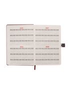 Ежедневник недатированный А5, с хлястиком, 80 листов, в линейку, пвх, коричневый - Фото 8