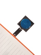 Ежедневник недатированный А5, с хлястиком, 96 листов, в линейку, пвх, оранжевый 10771074