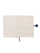 Ежедневник недатированный А5, с хлястиком, 96 листов, в линейку, пвх, бежевый 10771075