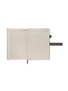 Ежедневник недатированный А5, с хлястиком, 80 листов, в линейку, пвх, серый 10771078