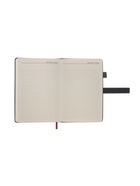 Ежедневник недатированный А5, с хлястиком, 80 листов, в линейку, пвх, синий - фото 65451909