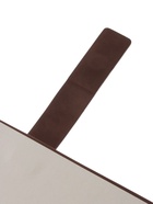 Ежедневник недатированный А5, с хлястиком, 80 листов, в линейку, пвх, коричневый 10771082