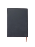 Ежедневник недатированный формат А5, с клапаном, 96 листов, в линейку, пвх, серый 10771087