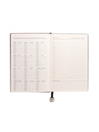 Ежедневник недатированный А5, 80 листов, в линейку, с ручкой, подарочная коробка, черный - Фото 12