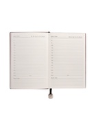 Ежедневник недатированный А5, 80 листов, в линейку, с ручкой, подарочная коробка, черный - Фото 13