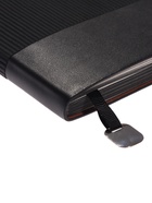 Ежедневник недатированный А5, 80 листов, в линейку, с ручкой, подарочная коробка, черный - Фото 6