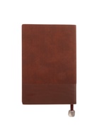 Ежедневник недатированный А5, 80 листов, в линейку, с ручкой, подарочная коробка, коричневый 10771091