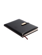 Ежедневник недатированный А5, 80 листов, в линейку, с ручкой, подарочная коробка, черный - Фото 5