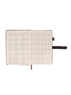 Ежедневник недатированный А5, 80 листов, в линейку, с ручкой, подарочная коробка, черный - Фото 9