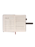 Ежедневник недатированный А5, 80 листов, в линейку, с ручкой, подарочная коробка, черный - Фото 10