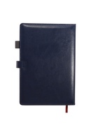 Ежедневник недатированный А5, 80 листов, в линейку, с ручкой, подарочная коробка, синий - Фото 20