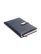 Ежедневник недатированный А5, 80 листов, в линейку, с ручкой, подарочная коробка, синий - Фото 5