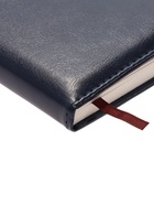 Ежедневник недатированный А5, 80 листов, в линейку, с ручкой, подарочная коробка, синий - Фото 6