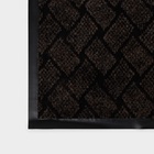 УЦЕНКА Коврик влаговпитывающий 50×80 см «КРАФТ» цвет коричневый МИКС - Фото 3