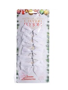 Ёлочные игрушки 12 шт. «Бантик» 9 см, белый - Фото 11