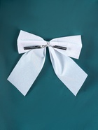 Ёлочные игрушки 12 шт. «Бантик» 9 см, белый - Фото 5