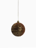 Ёлочные шары «Бархат. Фестиваль» d=8 см, 6 шт., геометрия, коричневый - Фото 11