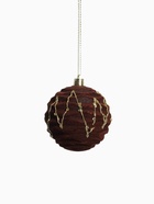 Ёлочные шары «Бархат. Фестиваль» d=8 см, 6 шт., геометрия, коричневый - Фото 9