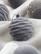 Ёлочные шары «Бархат. Маскарад», новогодние, d=6 см, 16 шт., серый - Фото 5