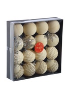 Ёлочные шары «Бархат. Маскарад», шары новогодние, d=6 см, 16 шт., белый - Фото 10