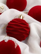 Ёлочные шары «Бархат. Маскарад», новогодние, d=6 см, 16 шт., красный - Фото 5