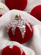 Ёлочные шары «Бархат. Маскарад», новогодние, d=6 см, 16 шт., красный - Фото 7