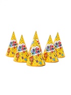 Колпак «С Днем Рождения!», желтый, Три Кота, 6 шт. 10899557 Колпак «С Днем Рождения!», желтый, Три Кота, 6 шт. 10899557
