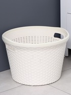 УЦЕНКА Корзина для белья б/крышки 32л 45х45х30см "Артлайн" круг, цвет МИКС - Фото 7