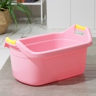 УЦЕНКА Таз с ручками, 40 л, 64×43×32 см, овал, МИКС - Фото 7